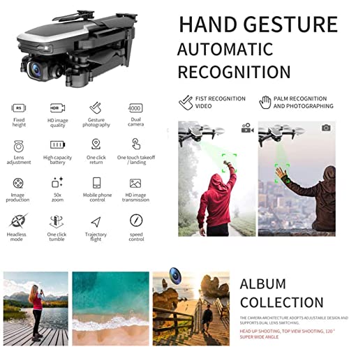 GAOFQ Mini Drohne für Kinder mit 4K HD FPV Kamera Quadcopter Beste Drohne für Kinder und Anfänger RC, 3D Flips, Headless… – Bild 4