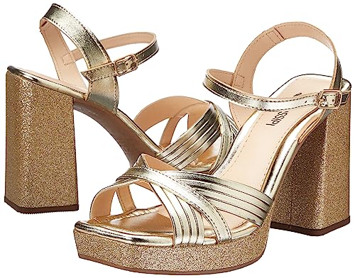 Sandália Meia Pata Mississipi Metal Champagne
