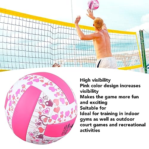DAUZ Size 5 Volleyball, Soft Multipurpose Lightweight Outdoor Volleyball PU for Beginners for Gym
