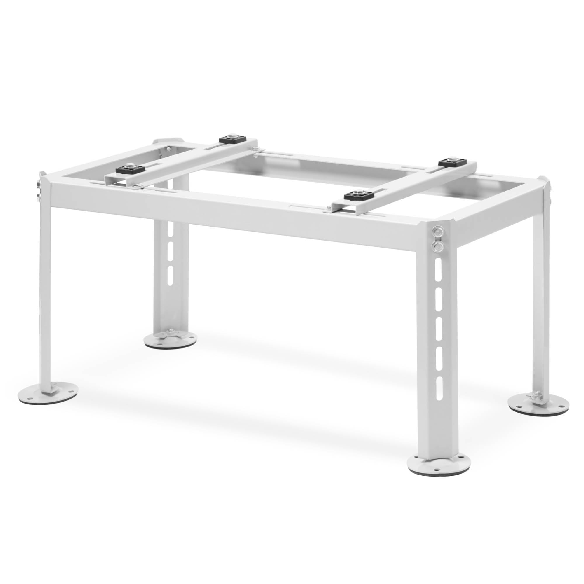 Della Mini Split Ground Stand for 9000-18000 BTU Ductless Air Conditioners Heat Pumps System & HVAC, Heavy Duty Steel Powder Coated, Adjustable Width Mini Split Condenser Stand, Max Load: 396 LBS