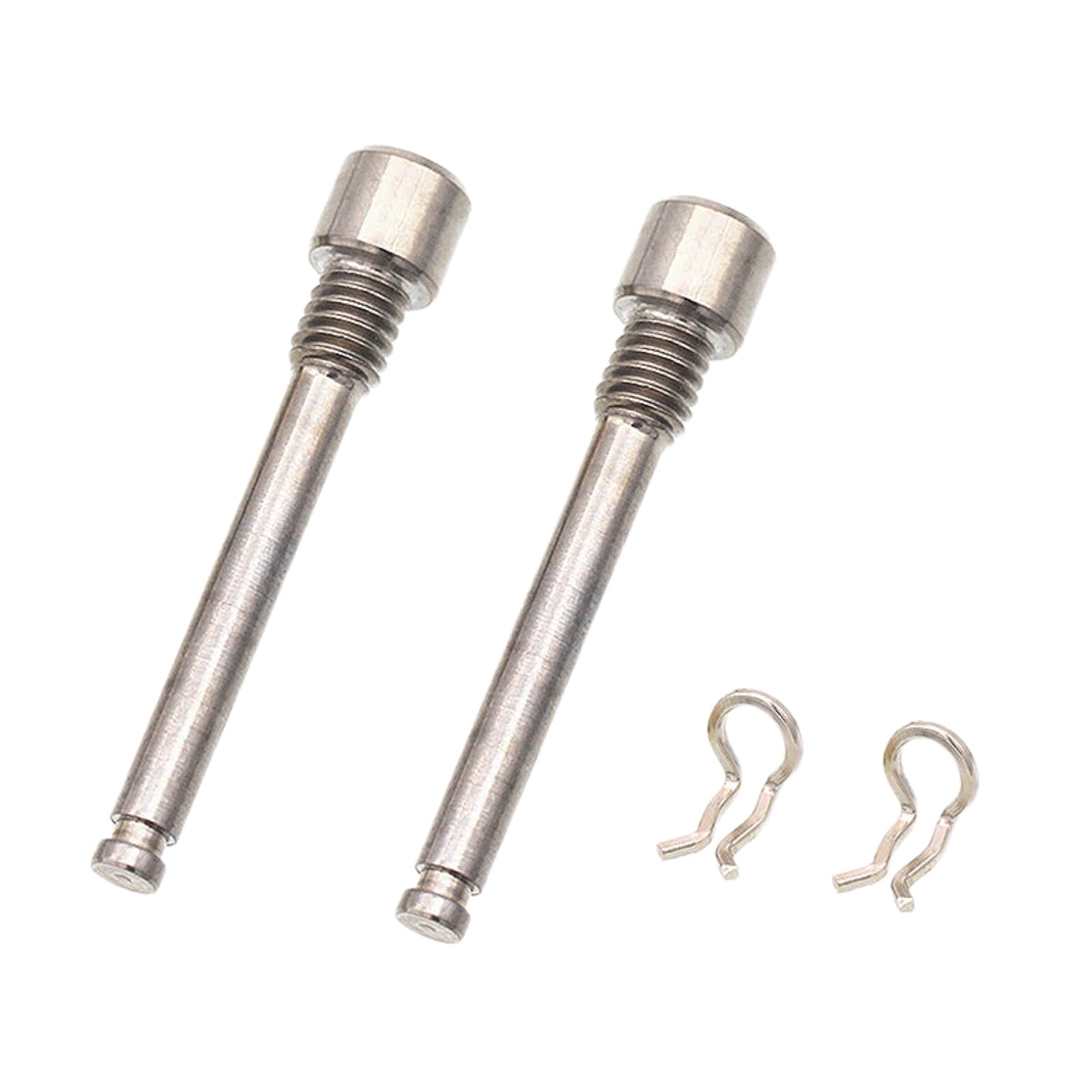 NELboNs Titanium Bolts for Bike Disc Brake Pads, 2 PCS, Silver