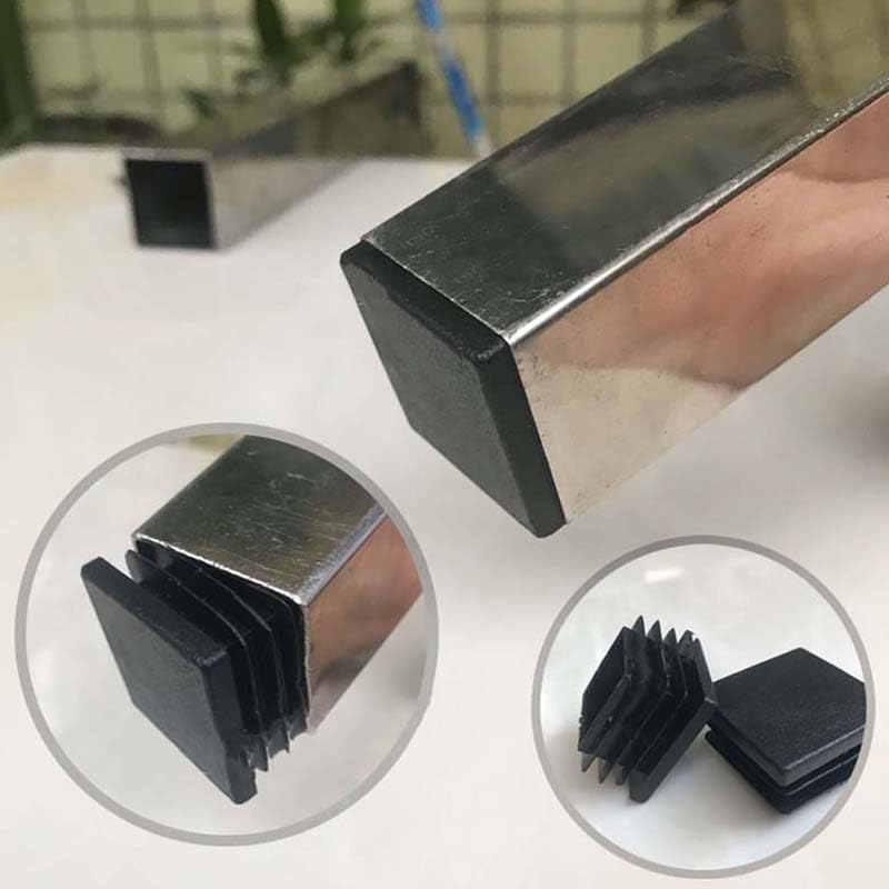 Rohrverbinder Kunststoff Stopfen 21,3 mm | Endkappe Schwarz
