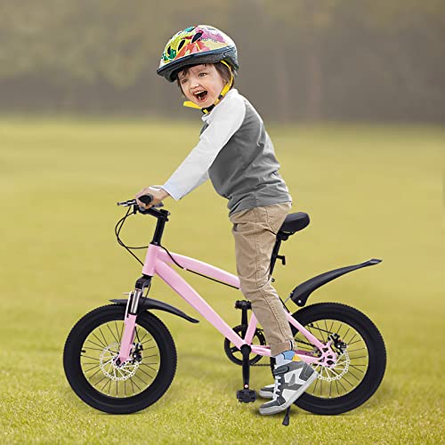 OMGGYER Freestyle BMX, bicicletta per bambini, 18 pollici, in acciaio al carbonio, regolabile in altezza, per bambini a...