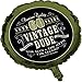 Creative Converting Vintage Dude 60th Birthday 2-Sided Round Mylar Balloon - 041667