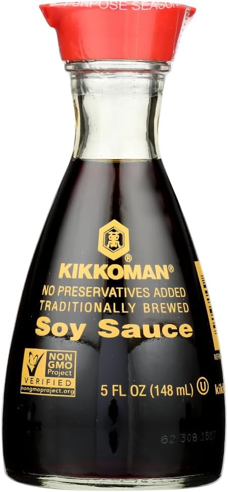 Kikkoman Soy Sauce Dispenser, 5-Ounce Bottle (Pack of 4)