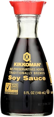 Kikkoman Dispensador de salsa de soja, botella de 5 onzas (paquete de 4)