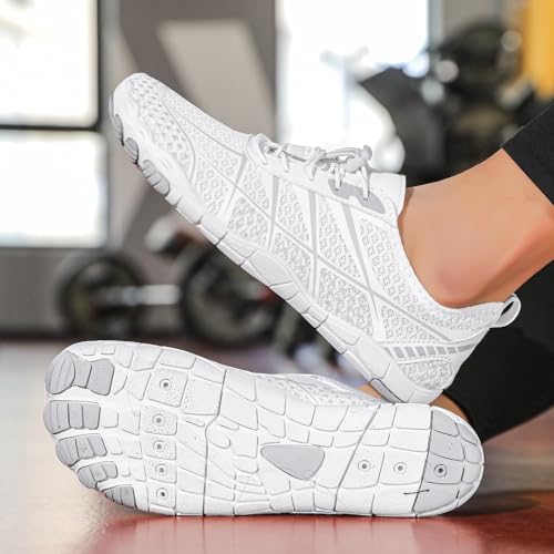 Image of Hike Barefoot Shoes Womens Men,Unisex Barefoot Water Shoes Breathable, Anti-Slip Hiking Footwear for Athletic Wide Toe Shoe Footwear for Hiking, Walking, Running, Yoga, and Water Sports