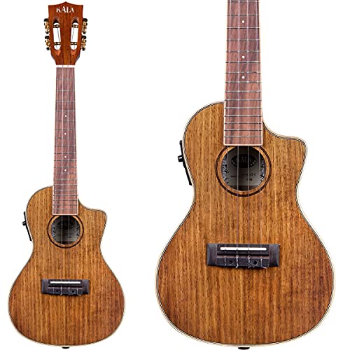 Kala KA-KCGE-C Ukulélé concert Hawaiian Koa Gloss avec pan coupé et égaliseur - Les Beatles, Paul McCartney, John Lennon, RIngo Starr, George Harrison Kala KA-KCGE-C Ukulélé concert Hawaiian Koa Gloss avec pan coupé et égaliseur
