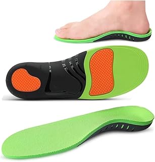 Goodern Rthotic Insoles Arch Support,Flat Feet Orthotics Inserts Heavy Duty Support Gel Insoles,Shock Absorption Cushioning Function Insoles for Flat Feet Foot Valgus Relief Foot Fatigue-M
