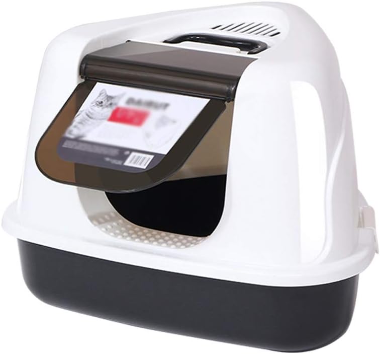 Lettiera Pieghevole Per Gatti Da Viaggio | Impermeabile, 40x30x15cm | Nero, Per Casa E Outdoor