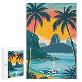 【Taille et matériau】Taille du puzzle en bois: 300pcs (38x26cm)；500pcs (52x38cm), 1000pcs (75x50cm); Taille du puzzle en papier: 38x26cm/1000pcs. Recommandé pour adultes et enfants de 12 ans et plus.