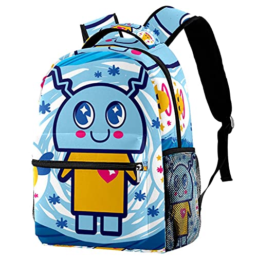 Sac à dos de voyage pour campus avec porte-bouteille enfants