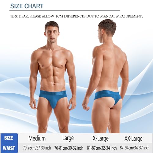 JOCKMAIL 2PCS/Pack Mens Jock Strap Mens Thongs Briefs Breathable Mesh Mens Athletic Supporter Jockstrap with Silk Waistband4