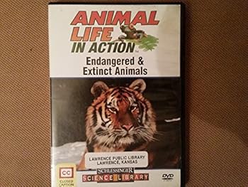 DVD Animal Life in Action Endangered & Extinct Animals Book