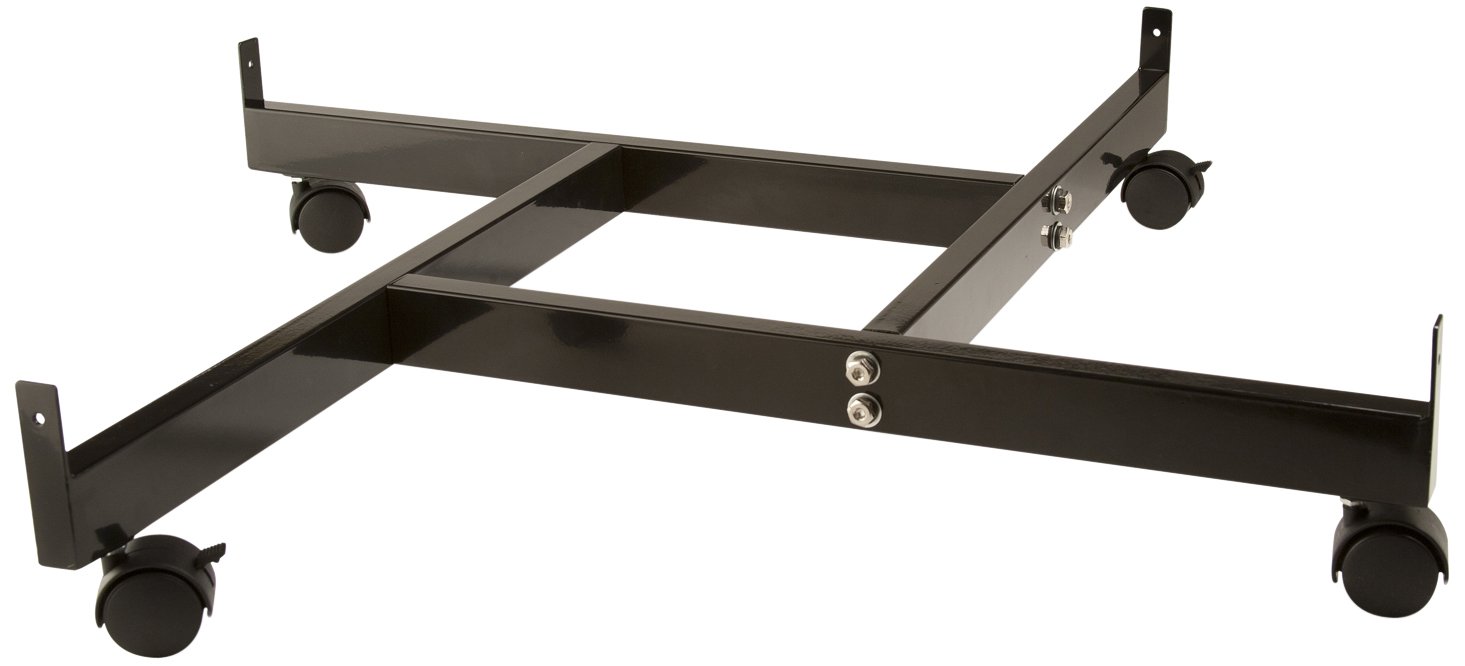 Econoco BLK/4BA 4-Way Base for Grid, Black