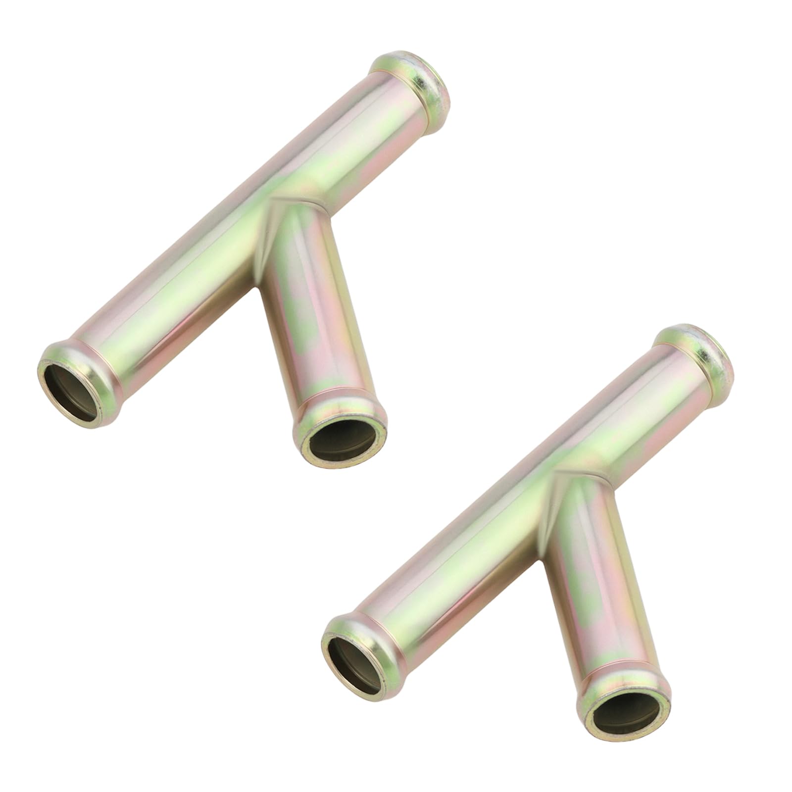 As Axis Spindleon 2Pcs Heater Hose Y Wye Connector 10Mm Coolant Pipe Adapter Y-Type