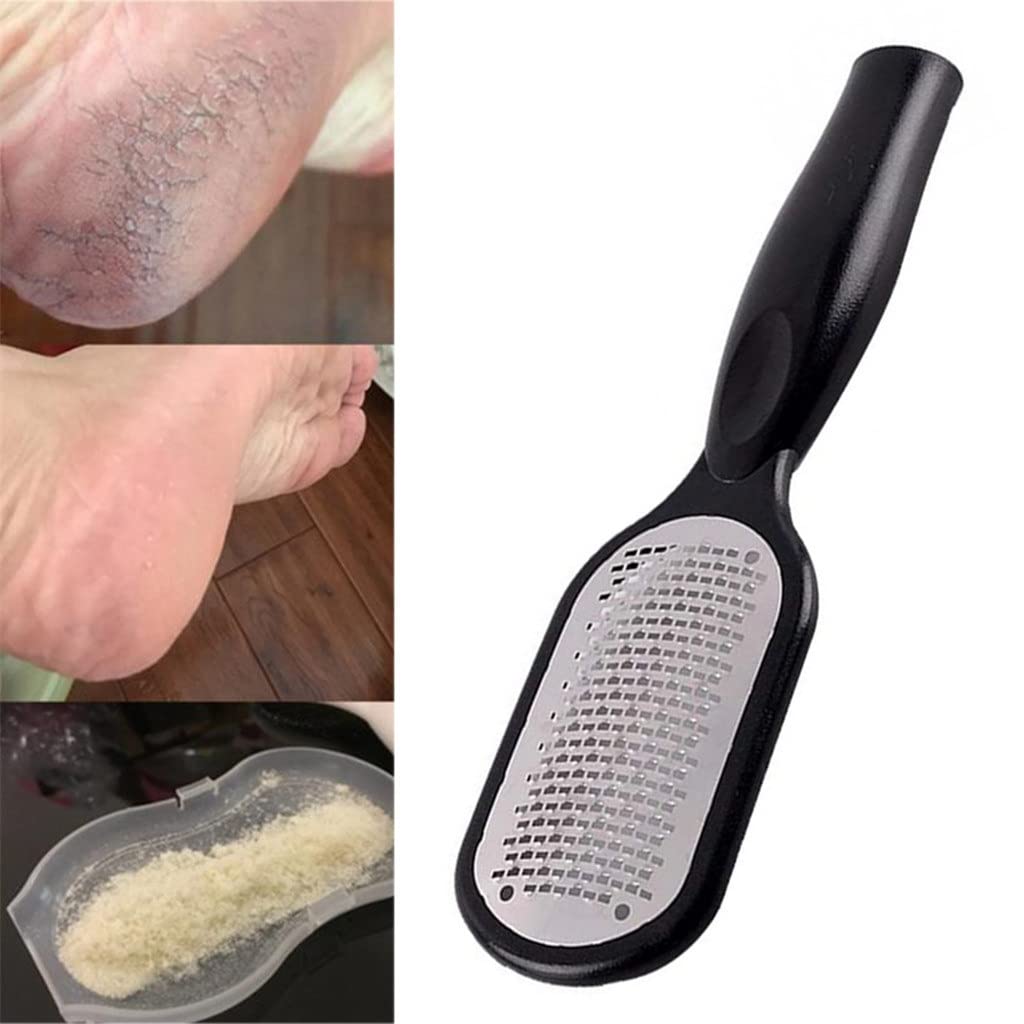 Lima de pies para eliminar callos de acero inoxidable, herramientas de pedicura