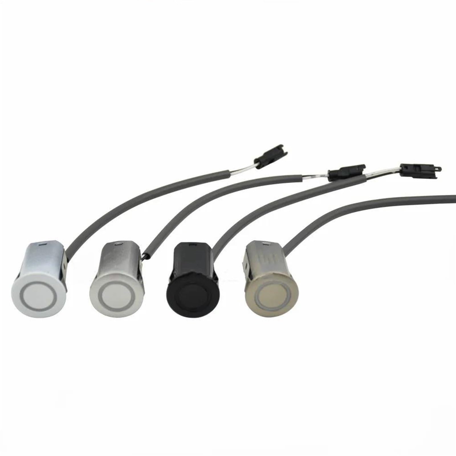 Sensore Parcheggio per Lexus RX350 3.5L 2006 2007 2008 Sensore Parcheggio PDC 4 Pezzi PZ362-00208 PZ36200208 Kit Sensori Parcheggio (Color : Bianco)