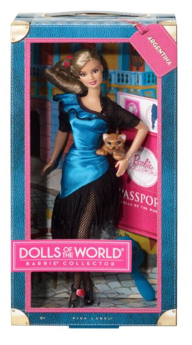 Barbie Collector Dolls of The World Argentina Doll miniatura 5