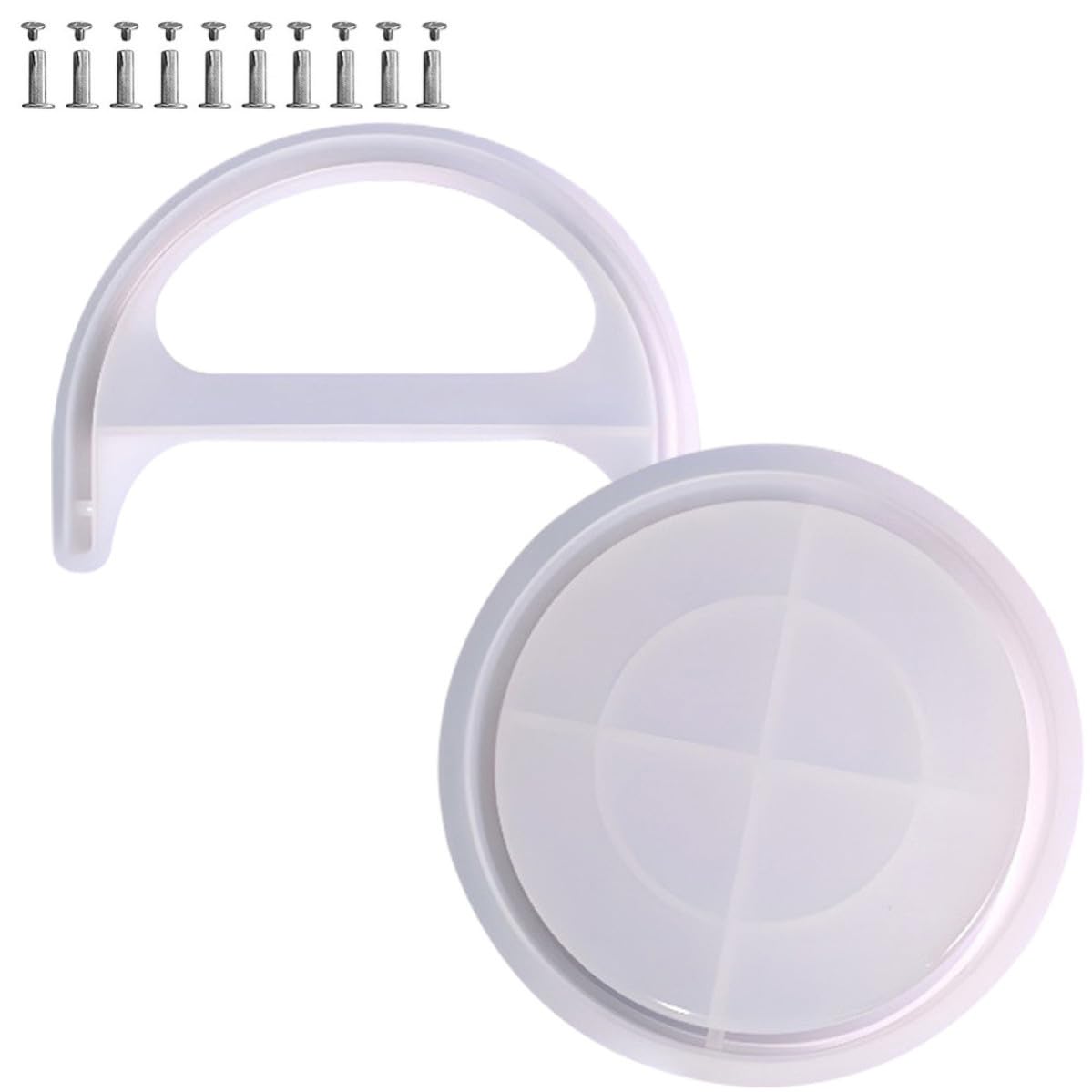 Molde de Barril de Silicona para Diy, Molde de Cesta Artesanal Lavable y Antiadherente, Adecuado para Manualidades y Almacenamiento Creativo