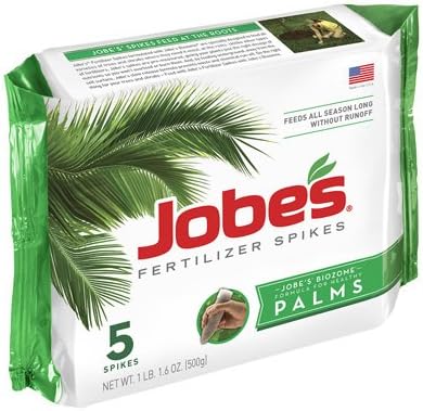 Jobe's (20) ea 01010 5 Pack, 10-5-10, Palm Tree Fertilizer Spikes