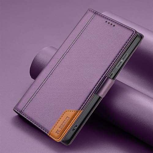 Étui Samsung Galaxy A26 5G violet anti-rayure avec rabat aimanté
