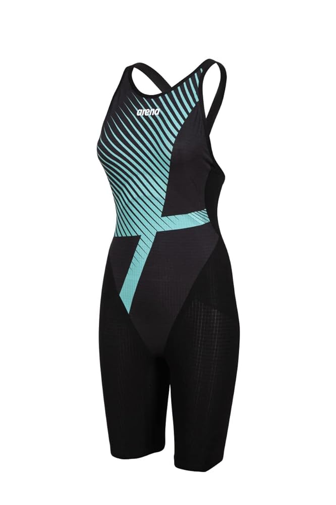 arena カーボン Women's Powerskin Carbon-Air² Electric Blue Open Back LE