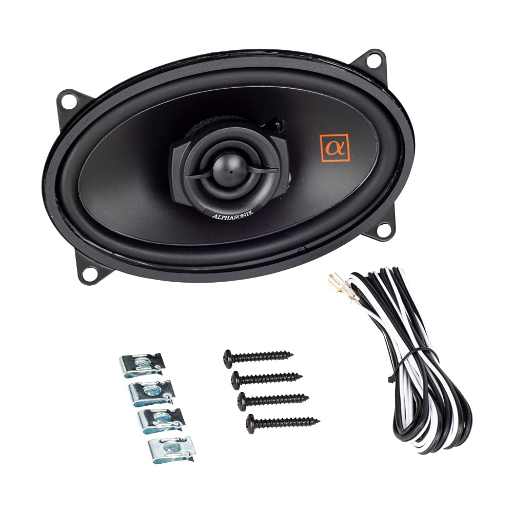Amazon.com: Alphasonik 1 Pair of NS46 Neuron Series 4x6 (240 Watts