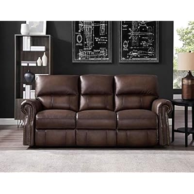 Amazon Com Leather Power Reclining Sofa