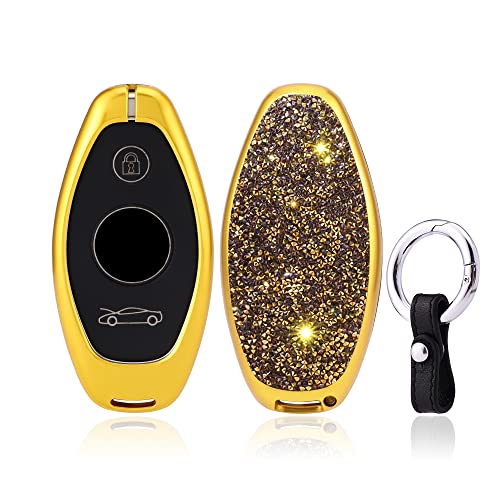 McLaren Schlüsselanhänger Orange - Leder Schlüsselband Auto Accessoire