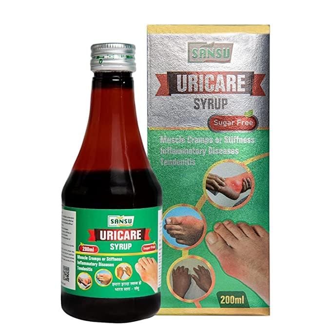 Sansu Uricare Syrup 200ml, (Pack of 2)