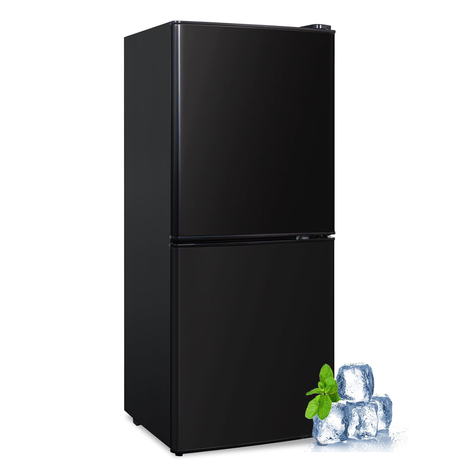 4.2 Cu Ft Mini Fridge for Bedroom, 2 Door Small Fridge, Small Refrigerator
