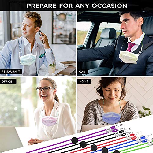 Dmhirmg Strap Extenders,Lanyard For Face Cover, Comfortable Neck Strap For Earloop Safety Oral Covering,Facemasks Lanyard For School Outdoor Sport, Handy Convenient Safety Cover (Mixed Color) #TOP5
