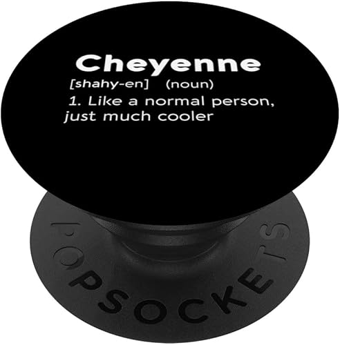 Cheyenne Love Name Personalized Woman BFF Girl Definition PopSockets Swappable PopGrip