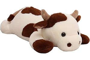 25.6 Inch 5 lbs Weighted Cow Plush for Comfort and Relaxation