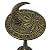 Zeckos 23 inch Tall Bronze Finish Cast Iron Sun, Moon Face and Stars Celestial Sundial - Decorative Garden Pedestal Sun Clock - Great Accent for Outdoor Décor