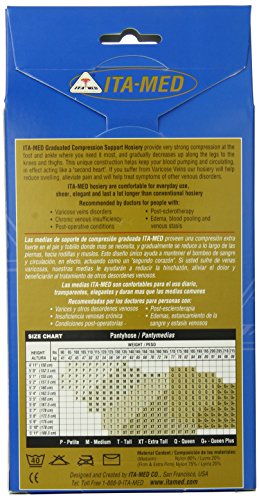 Image of GABRIALLA Sheer Pantyhose - Compression (20-22 mmHg): H-150 Queen Beige