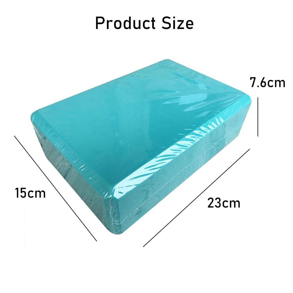 3" Yoga Block, 10 Pack Bulk EVA Foam Yoga Blocks, Firm And Supportive Yoga Brick, Balance Foam For Stretching Pilates And Workout 3 X 6 X 9
