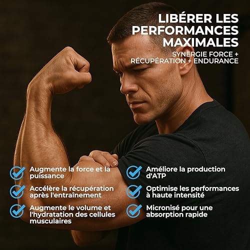 Creatine Monohydrate Creapure Life Pro 500g – Créatine Micronisee Pure – Goût Neutro – Jusqu’à 166 Doses – Sans Gluten – Pour Force, Énergie et Récupération Musculaire – Qualité Allemande Garantie – Image 4