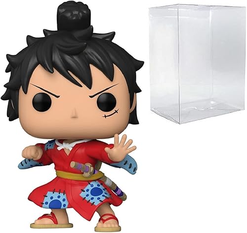 Miniatura 5 de POP Luffytaro Luffy in Kimono Funko - Figura de vinilo de Luffytaro (con funda protectora de caja compatible), multicolor, 3.75 pulgadas