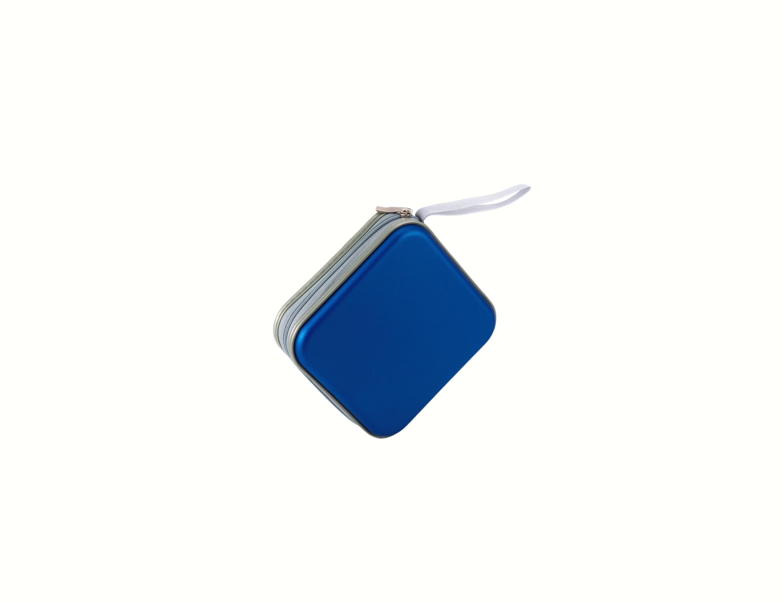 PiChiuPiChiu CD Holder Case, Durable 32 Capacity DVD Case, Sturdy Plastic CD Wallet for CD/DVD Storage (Blue)