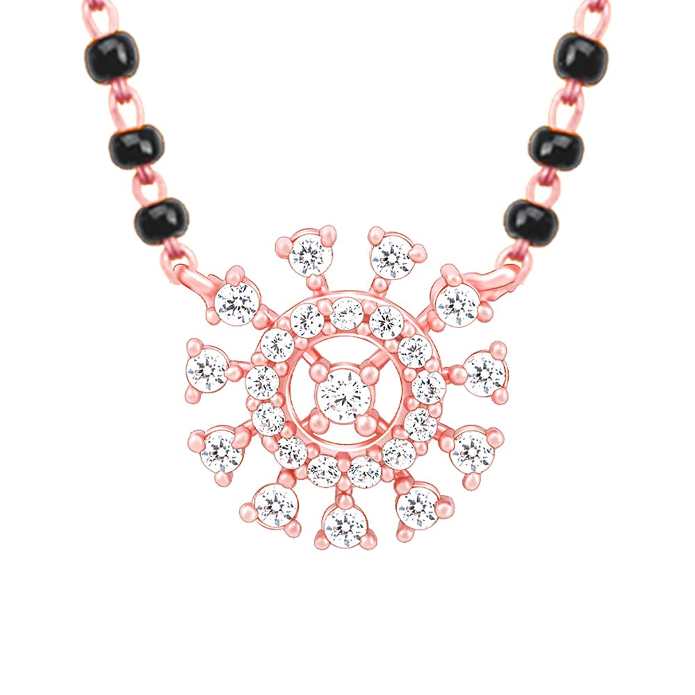 GIVA 925 Silver Rose Gold Kivar Mangalsutra| Black Bead Necklace to Gift Women | With Certificate of Authenticity and 925 Stamp | 6 Months Warranty* (B0CSKMW4L4) Amazon Price History, Amazon Price Tracker