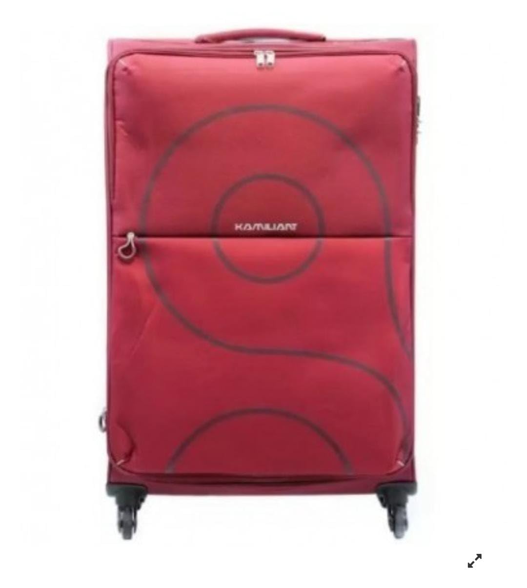 Kamiliant 70 Cms Medium Check-in Polyester Soft Sided 4 Wheels 360 Degree Rotation Luggage/Speed_Wheel Suitcase/Trolley Bag (Grey), Trolley Bags for Travel (Brown)-image-22