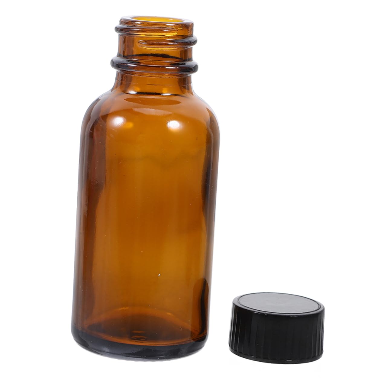 MUCKLILY Portable 60ml Medical Vial Bottle Glass Leak-resistant for Liquid Sample Home Hospital Pharmacy Storage