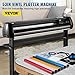 VEVOR Vinyl Cutter, 53inch Vinyl Cutter Plotter with Stand, Adjustable Speed Force for Sign Making Vinyl Plotter, SignMaster Software Vinyl Tape Tools Vinyl Printer Available with COM/USB