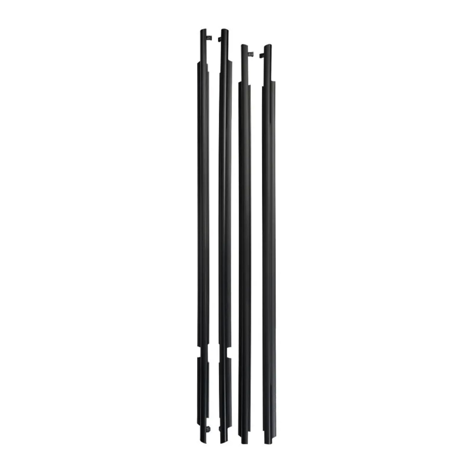 Glilar One Color Automotive Window Seals Compatible With Toyota For Rav4 2006-2008 4Pcs Car Window Weatherstrip Sweep Felts Belt Trim Sealing Strips 75710-0R020