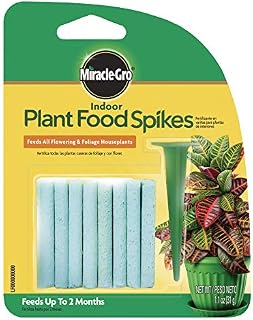 Miracle-Gro 1002522 Indoor Plant Food Spike, 1.1 Ounce