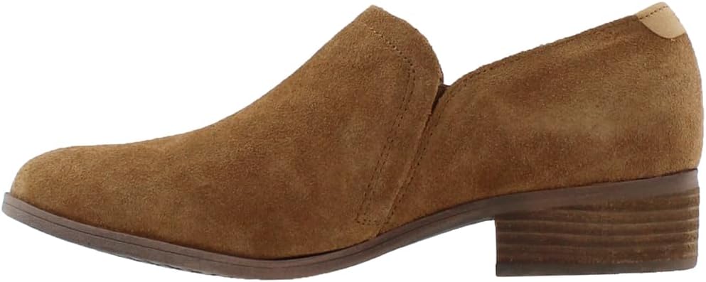 TOMS Desert Taupe Suede Women's Shaye Booties 10012287 Dark Amber Suede 12 B - Medium US