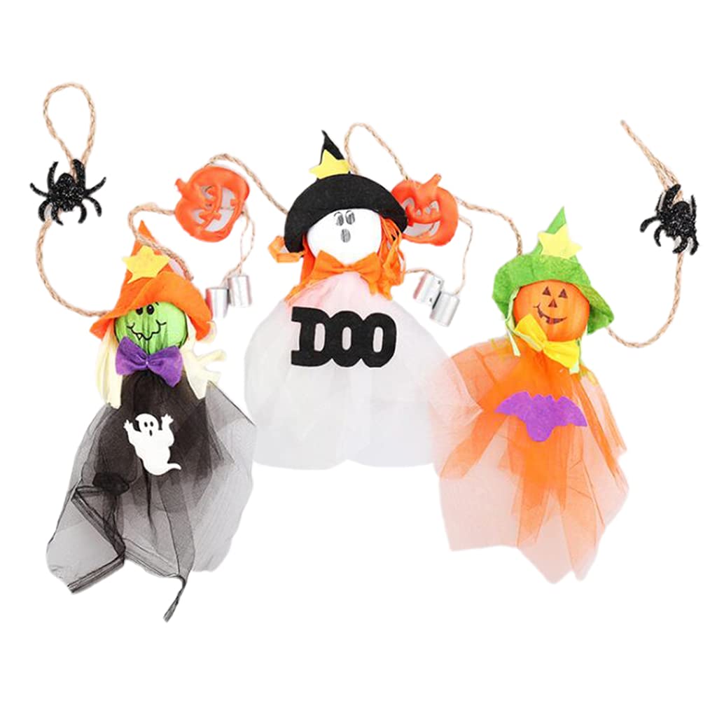 Hsioluted for Doll Pendant Scary Ornaments Party Decorations Halloween Hangings for Doll Skull Pendant Suppies Wall De