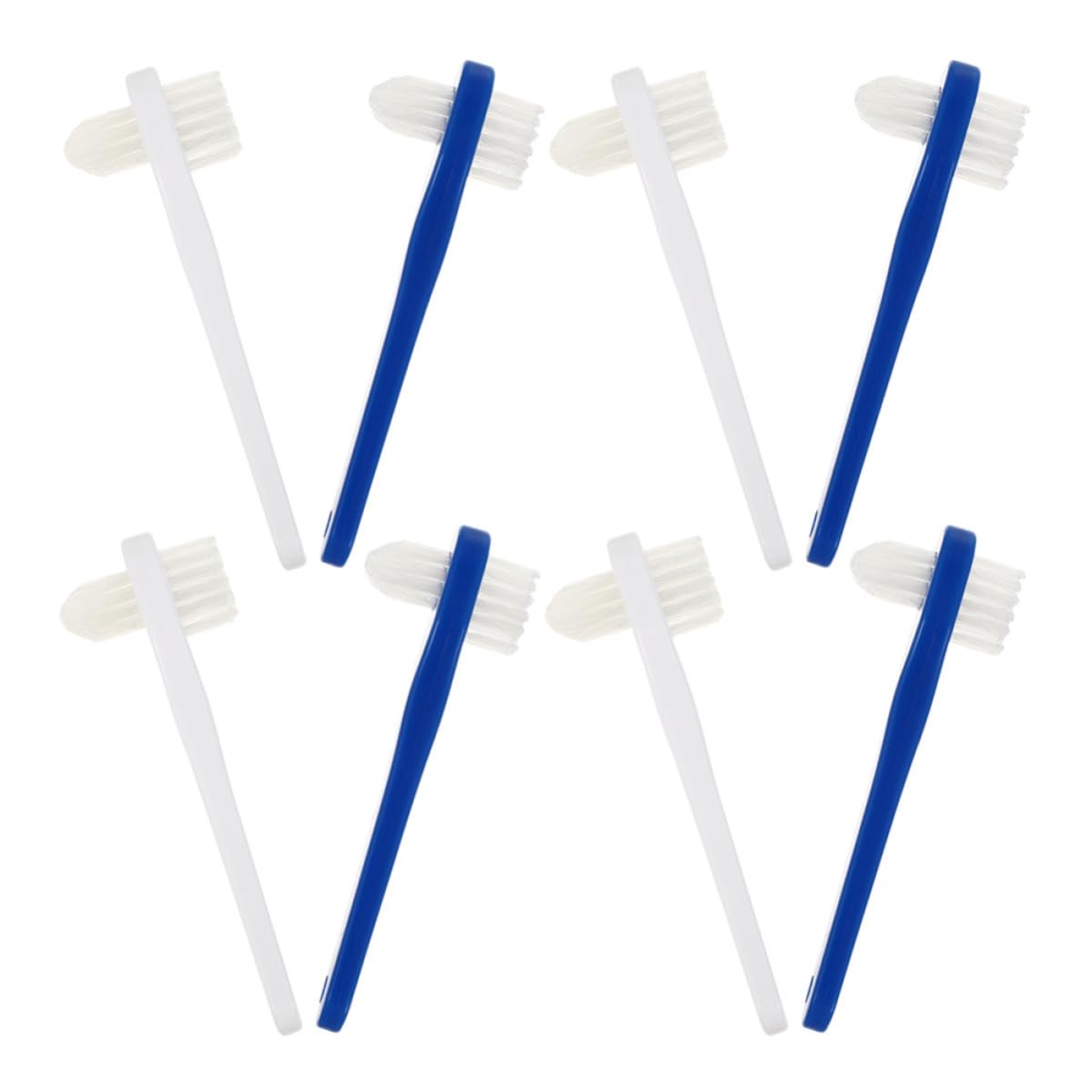 Cabilock 40 Pezzi Spazzolino Mini a Doppia Testa per Viaggio, Setole | Abs e Nylon, Design Semplice ed Elegante, Uso per Adulti, Pratico per Spostamenti e Casa